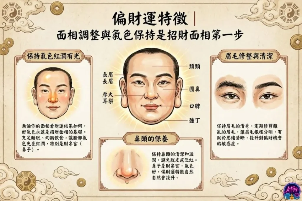 富貴面相特徵