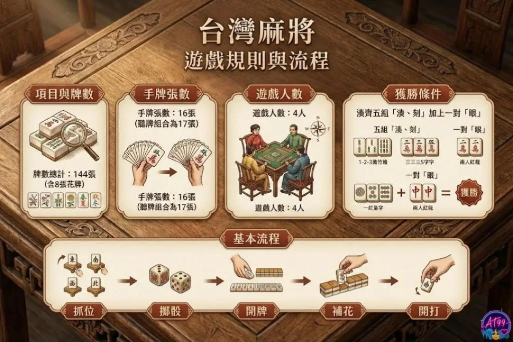 台灣麻將玩法