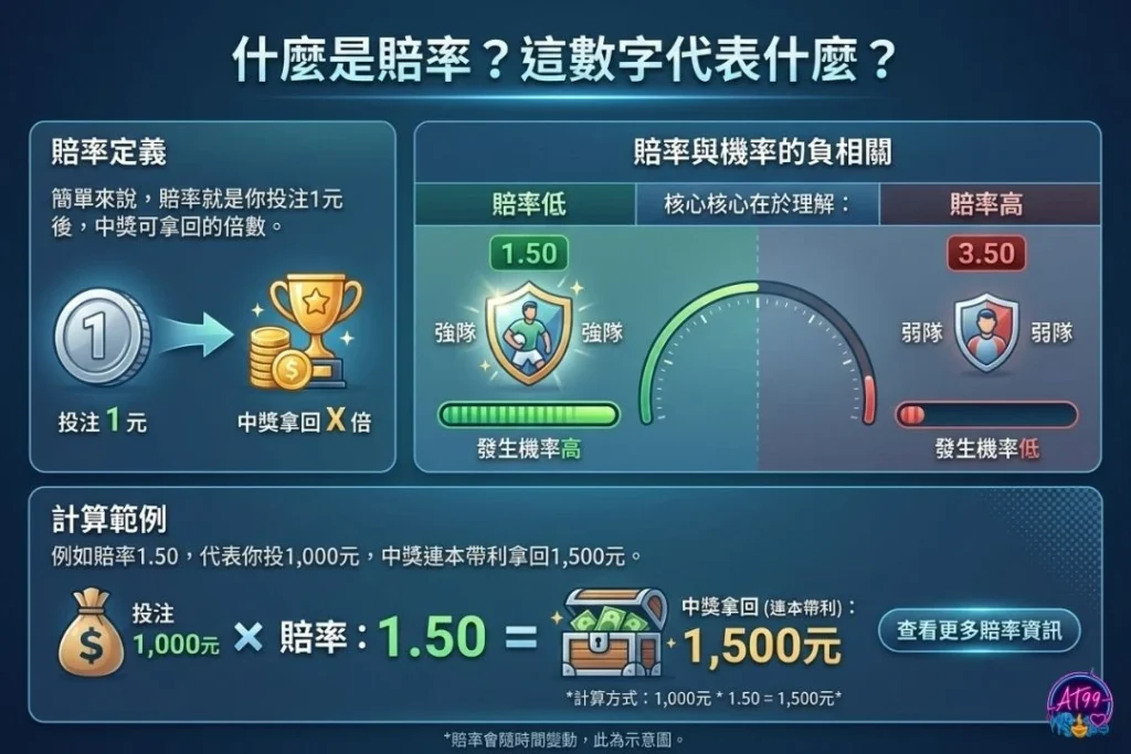 運彩賠率怎麼看